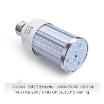 Auzer 30W Daylight LED Bulbs – 2-Pack for Bright Illumination