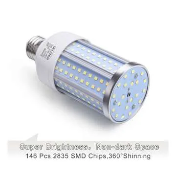 Auzer 30W Daylight LED Bulbs – 2-Pack for Bright Illumination