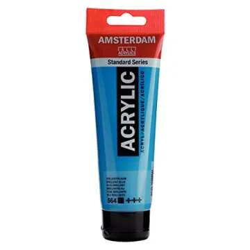 Amsterdam Standard Series Acrylic Paint 120ml Brilliant Blue 564 - High Lightfastness