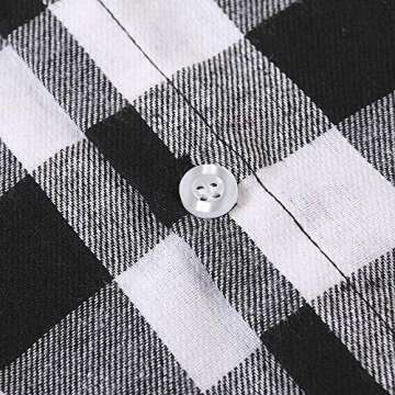 Stylish Boys Flannel Shirt in Buffalo Plaid - Toddler Size