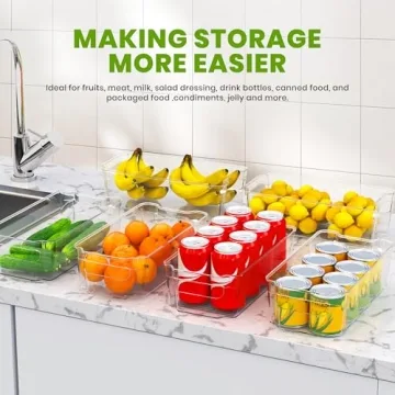 Utopia Home Large Pantry Organizer Set - BPA Free Bins for Kitchen