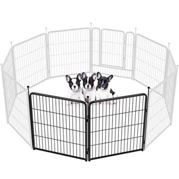 FXW Rollick Dog Playpen for Indoor, Yard, RV Camping, 32 inch 2 Panels for Small and Medium Dogs│P...