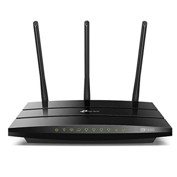 TP-Link AC1200 Gigabit Smart WiFi Router - Reliable Dual Band Internet Connectivity for Home and Off...