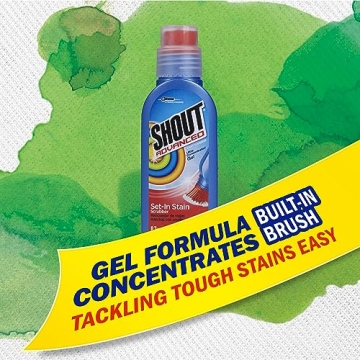 Shout Advanced Stain Remover Gel with Scrubber Brush 8.7oz