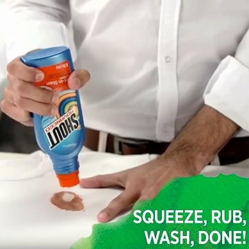 Shout Advanced Stain Remover Gel with Scrubber Brush 8.7oz
