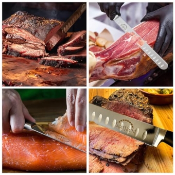 SPITJACK Brisket Knife Razor Sharp for Carving Meat