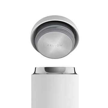 Fellow 16 oz Carter Wide Travel Mug - Wide Mouth Vacuum-Insulated Stainless Steel Coffee Mug - Tea a...