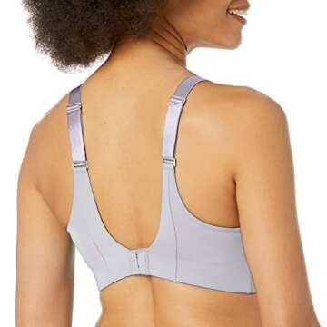 Champion Women's Racerback, Moisture-Wicking Athletic Sports Bra with Adjustable Straps, Purple, Med...