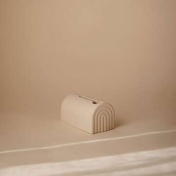 mushie Bath Spout Cover | Soft Silicone Bathtub Faucet Safety Guard for Kids | Universal Fit (Shifting Sand)