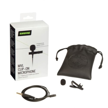 Shure MVL Lavalier Microphone - Perfect for Video Recording