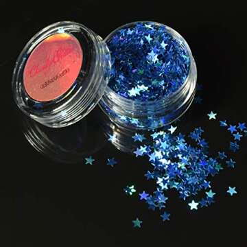 Mermaid Iridescent Cosmetic Glitter Chunky Festival Makeup For Face Body Hair Nails (4CGPD-06)