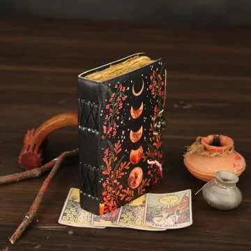 AGWANI HANDICRAFT Leather Spell Book Journal with Lock