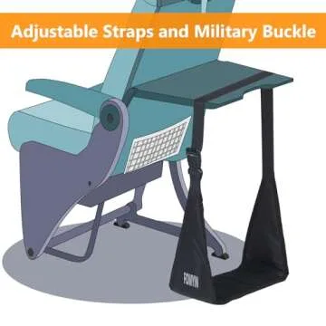 Airplane Footrest - Portable Memory Foam Travel Comfort