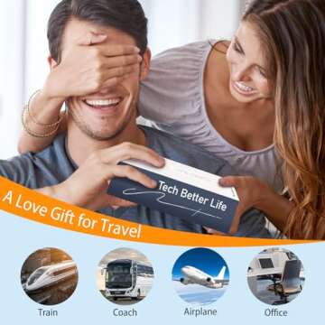 Airplane Footrest - Portable Memory Foam Travel Comfort