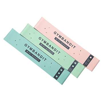 GYMBANDIT - The Heavy Set - 3 Ultra-Heavy Mini Loop Resistance Bands