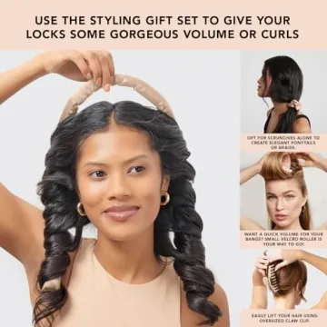 Kitsch Heatless Hair Styling Gift Set for Beautiful Curls