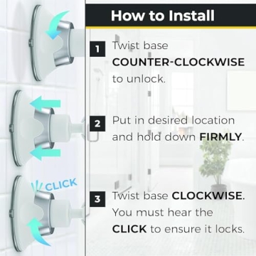 Fogless Shower Mirror with Suction & Razor Holder