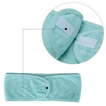 Tbestmax 6 Silicone Face Mask Brushes Facial Mud Applicator Clay Tools and 6 Spa Facial Headband Terry Cloth