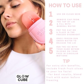 Glow Cube Ice Roller for Bright Skin & Tonifying