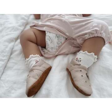 GUNAMUNA günamüna Unisex Baby, Toddler Ultra-Soft Fleece Daytime Bubble Jumpsuit w/Diaper Zipper for Easy Changing, Sweet, 12-18 Months