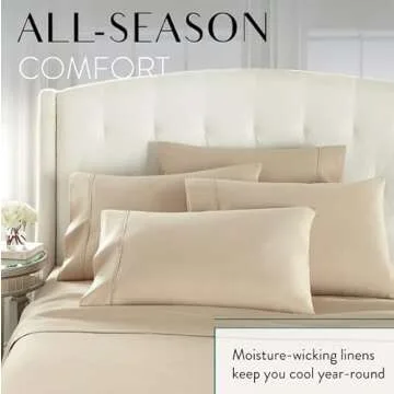 King Sheet Set 6 Piece Hotel Quality Bed Sheet w/ 4 Pillowcases - Microfiber Sheet Sets with Deep Pockets, Breathable Cooling Wrinkle Free, Machine Washable 6 Pc Sheets for King Size Bed, Taupe