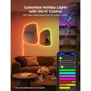 Govee Smart Christmas Lights - 33ft RGBIC String Lights