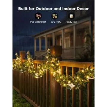 Govee Smart Christmas Lights - 33ft RGBIC String Lights