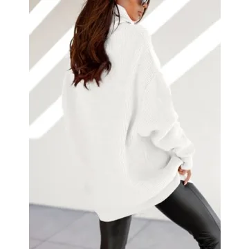 imesrun Women's Oversized Turtleneck Sweater - Cozy Fall Style
