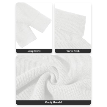 imesrun Women's Oversized Turtleneck Sweater - Cozy Fall Style