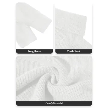 imesrun Women's Oversized Turtleneck Sweater - Cozy Fall Style