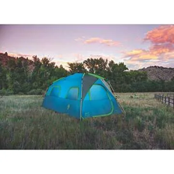 Coleman 8 Person Instant Camping Tent - Quick Setup & Durable