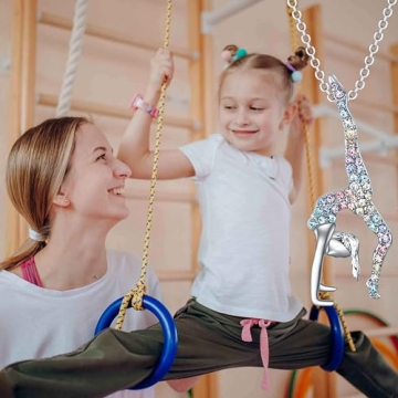 Buy Gymnastics Pendant Necklace for Young Girls