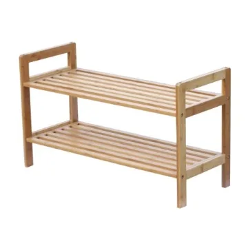 Oceanstar 2-Tier Bamboo Shoe Rack - Practical and Stylish