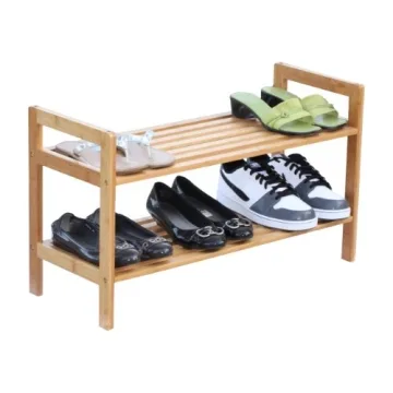 Oceanstar 2-Tier Bamboo Shoe Rack - Practical and Stylish