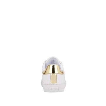 Guess Women's Loven Sneaker, White, 8.5