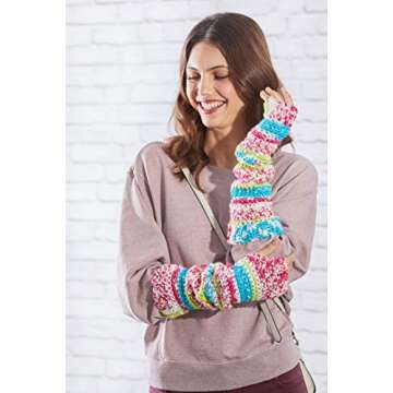 Red Heart Super Saver Primary Stripes