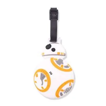 Star Wars 4 Pcs Silicone Luggage Tags Set - Travel Style