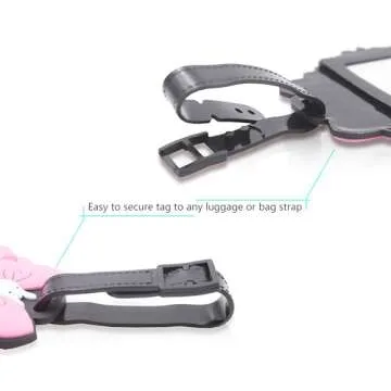 Star Wars 4 Pcs Silicone Luggage Tags Set - Travel Style