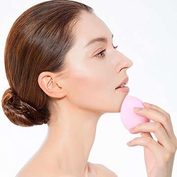 Makeup Beauty Sponge Set - 6 Pack for Flawless Finish