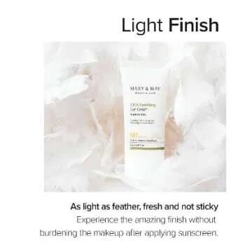 [Mary&May] CICA Soothing Sun Cream SPF50+ PA++++ 1.69 Fl Oz / 50ml | Light Absorption, Non-Sticky SPF, Hydration, No White Cast, Cica Facial, Daily care | Cruelty Free, Vegan