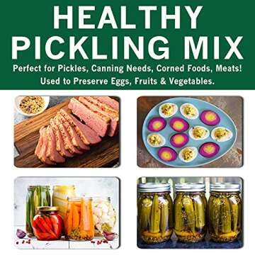 SPICES VILLAGE Pickling Spices for Corned Beef, Pickling Spices Mix for Pickles and Canning, 6.5oz, Pickling Seasoning Blend Kit - Kosher, Gluten Free, Non GMO, Resealable Bulk Bag