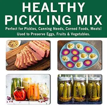 SPICES VILLAGE Pickling Spices for Corned Beef, Pickling Spices Mix for Pickles and Canning, 6.5oz, Pickling Seasoning Blend Kit - Kosher, Gluten Free, Non GMO, Resealable Bulk Bag