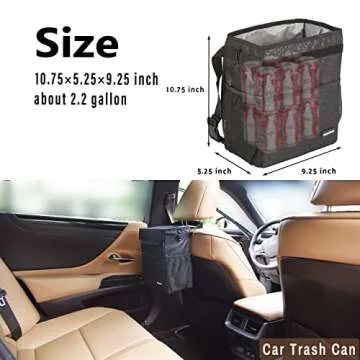 SIBOFUEGO Cute Car Trash Can - Stylish and Functional