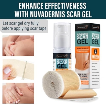 NUVADERMIS Silicone Scar Tape - Effective Scar Solution