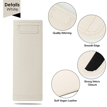 KINIVA Vegan Leather Luggage Handle Wraps 4 Pack Set