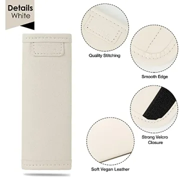 KINIVA Vegan Leather Luggage Handle Wraps 4 Pack Set