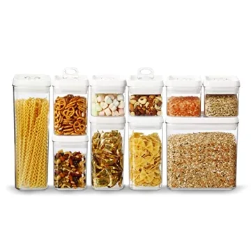 Felli Flip Tite Storage Container Gift Set - 10 Pack for Kitchen Organization