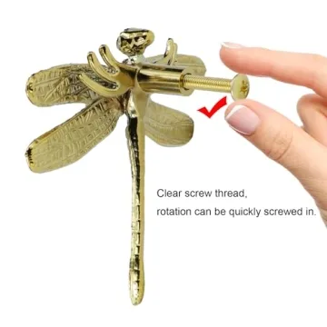 Stunning Gold Dragonfly Drawer Knobs for Home Decor