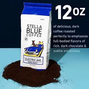 Stella Blue Electric Avenue Blend Dark Roast Coffee 12oz