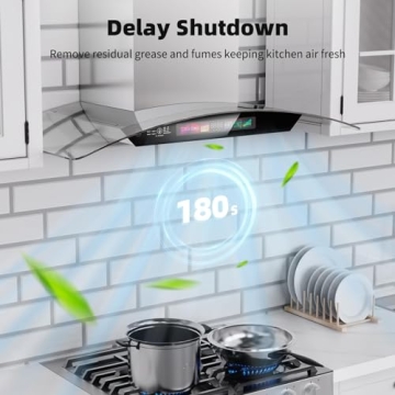 30" Wall Mount Range Hood with 900 CFM Smart Features